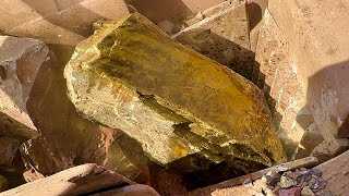 PLAYING with GIANT Rocks.ASMRRock Quarry CRUSHINGOperations Primary Jaw Crusher in action#asmrvideo