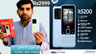 itel it 5200  Mobile Unboxing 1500 Mah Battery  Rs 2999