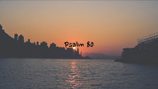 Psalm 80 - NIV | AUDIO BIBLE \u0026 TEXT [With Piano]