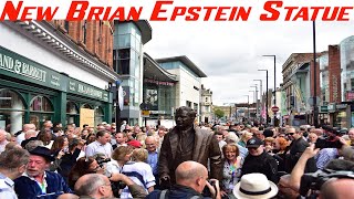 Brian Epstein Statue Unveiled in Liverpool to mark International Beatle Week.