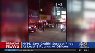 NYPD: Bronx Graffiti Suspect Shot By Police After Opening Fire On Officers