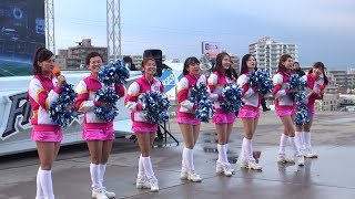 171004 悪条件の中で行われたファイターズガール 2017年ラストのテラスステージ