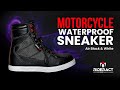 Best Waterproof Motorcycle Riding Boots | Air Black & White | Gentry Choice | RIDERACT®