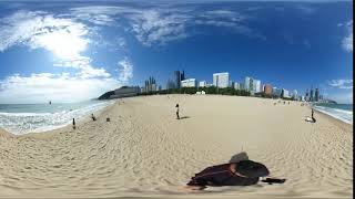 171014_The Haewoondae Beach in Busan Korea 360 cam 해운대 360영상 #2