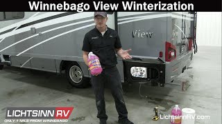 LichtsinnRV.com - Winnebago View Winterization - A Live Webcast Reproduction