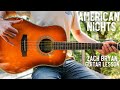 American Nights Zach Bryan Guitar Tutorial // American Nights Guitar Lesson #1044