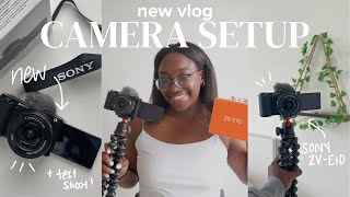 VLOG CAMERA UNBOXING 📸 Sony ZV-E10 unboxing + test shoot