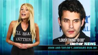 Taylor Swift's Awkward Run-In With John Mayer!