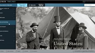 Library Databases: World Book Timelines