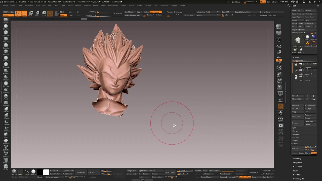 Zbrush Close Holes Plus Propre - YouTube