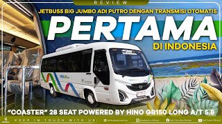 Pertama di Indonesia! Jetbus5 Big Jumbo Dengan Transmisi Otomatis : Coaster 28 Seat PO TRAVELINK