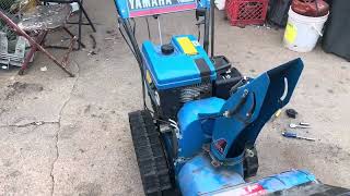 Yamaha YS 624 T snowblower picked up yesterday.