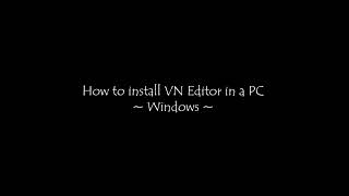 How to install VN Editor in Windows PC #bluestacks #vneditor