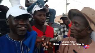 Adama Sarr Saam sa kaadu coalition  taakku waluu en caravane dans l étendue de la commune de Ngnith