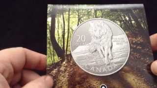 2013 $20 for $20 Wolf coin from RCM