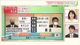 「バイデノマスク」って？　いま話題の2つのマスク(2021年2月26日)