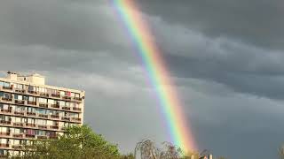 Красивая радуга в Бельгийском небе🌈