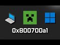 Minecraft Launcher Not Installing Error Code 0x800700a1 (UnknownAppInstall) On PC FIX