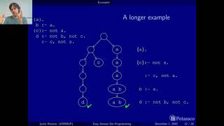 Easy answer set programming, introduction, second example