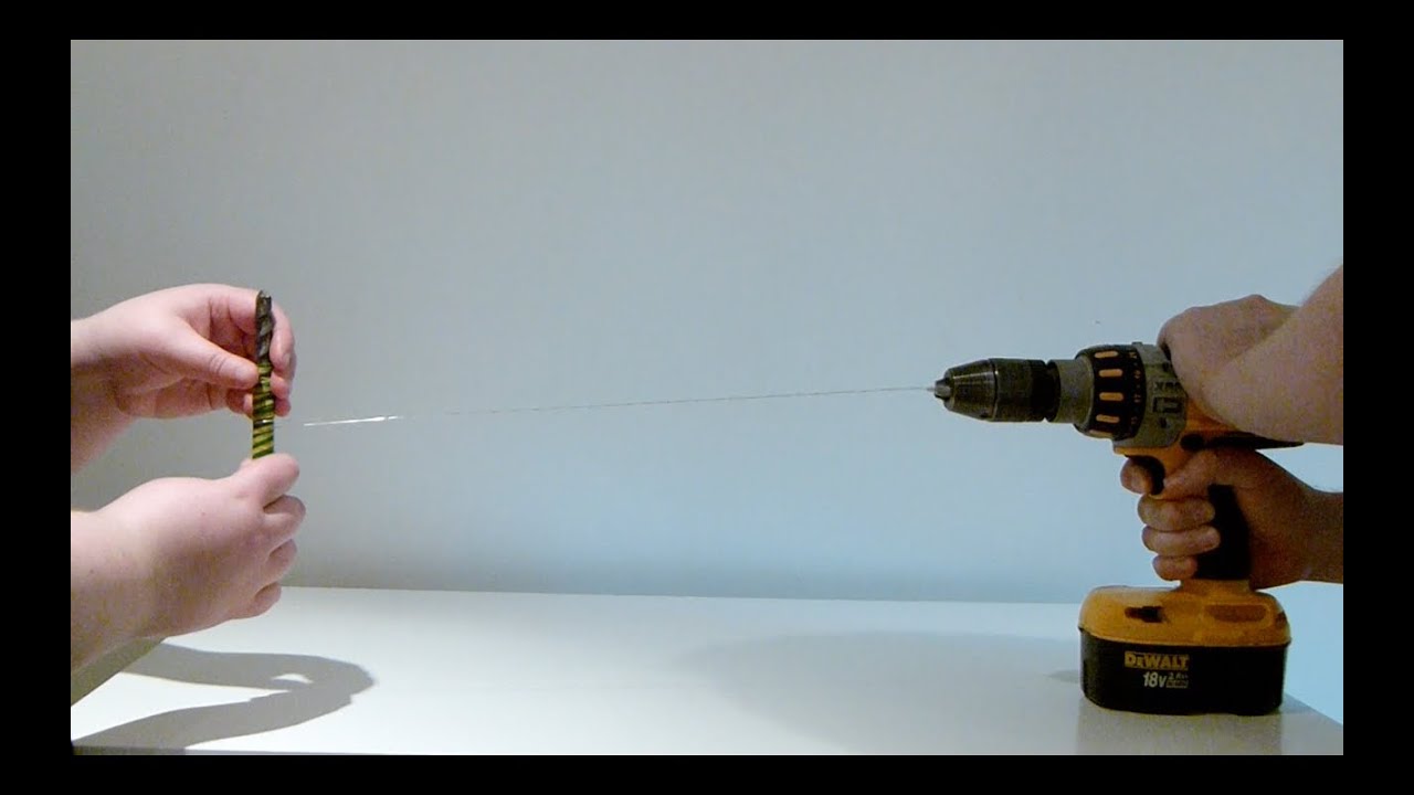 Twisting Wire With A Drill