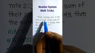 Number System Maths in Hindi -98 |Arithmetic Maths Tricks for RRB Group D Exam| #shorts