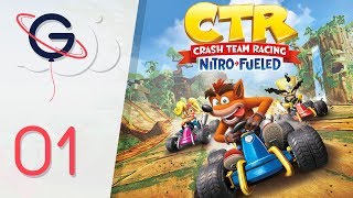 CRASH TEAM RACING NITRO FUELED FR #1 : N. Sanity Beach (Mode Aventure)