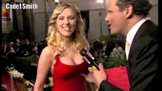 Scarlett Johansson's Boobs Felt Up at Golden Globes 2008