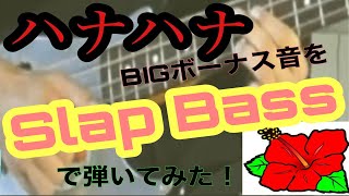 [パチスロ]ハナハナBigボーナスBGM SlapBass\u0026指弾きで弾いてみた