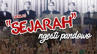 sejarah singkat W.O  Ngesti Pandowo