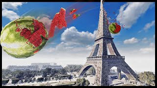 Massive Fruit Rain Down in Paris - Teardown