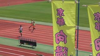 2018京都府陸上選手権　男子4×400mリレー予選3組　西京高校AB