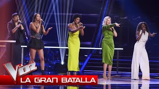 Marga, Rorro, Anastasia, Zuleira y Gal·La cantan \