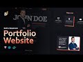Build a Responsive Personal Portfolio Website using React JS with Vite and Tailwind CSS