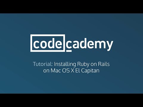 Install Ruby on Rails on Mac OS X Install Ruby on Rails on Mac OS X