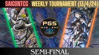 Shadowverse: Evolve | SaigonTCG Weekly Tournament | Forest Elephant Combo vs Dragon PDK Midrange