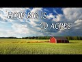 How Big Is 10 Acres Of Land?