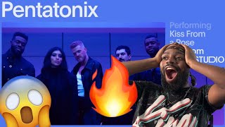 THEY ALL WENT CRAZY!!! / Reacting To Pentatonix - Kiss From A Rose (Live Performance) | Vevo!!!