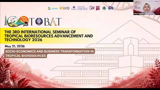 Parallel Session 2 Room 2 ISOTOBAT 2026 (Socio-economics and Business Transformati...) - 21 May 2026