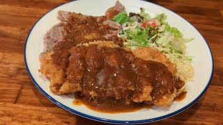 神戸ビーフ館 グリルなかがわ 洋食屋のステーキ・チキンカツコンビランチ 阪急・阪神春日野道駅 神戸 ・春日野道商店街