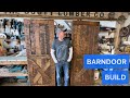 Building barnwood doors with an MDF core