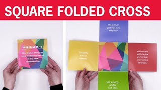 Designer Folds: Square Folded Cross