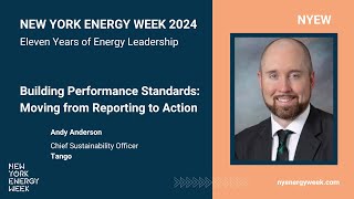 Building Performance Standards: Moving from Reporting to Action | Andy Anderson