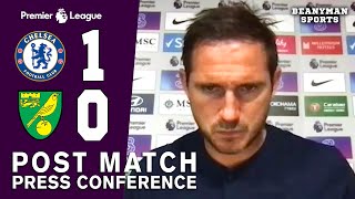 Chelsea 1-0 Norwich - Frank Lampard FULL Post Match Press Conference - Premier League