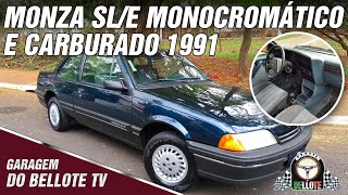 Monza SL/E monocromático e carburado | Garagem do Bellote TV