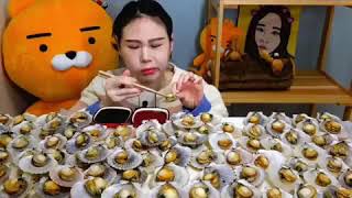 Mukbang ratusan kerang