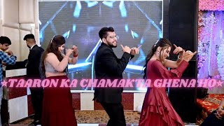 Taaron ka chamakta gehna ho✨||Surprise dance performance for sister by siblings🔥