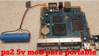 ps2 5v mod para portable