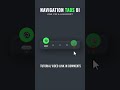 Navigation Tabs Menu Design using Html CSS & Javascript #shorts