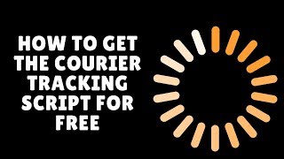 How to get the courier tracking script for free