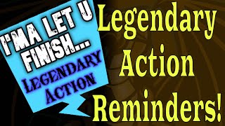 Legendary Action Reminders for D\u0026D 5e in Foundry VTT